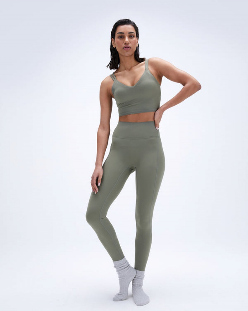 Adanola Ultimate Pocket Leggings Olivgrün Grün | SN-ADA56432