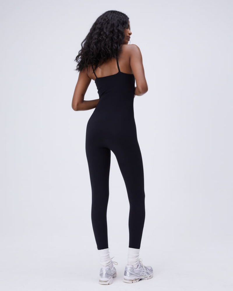 Adanola Ultimate Riemchen Full Length Unitard Schwarz | SN-ADA56640
