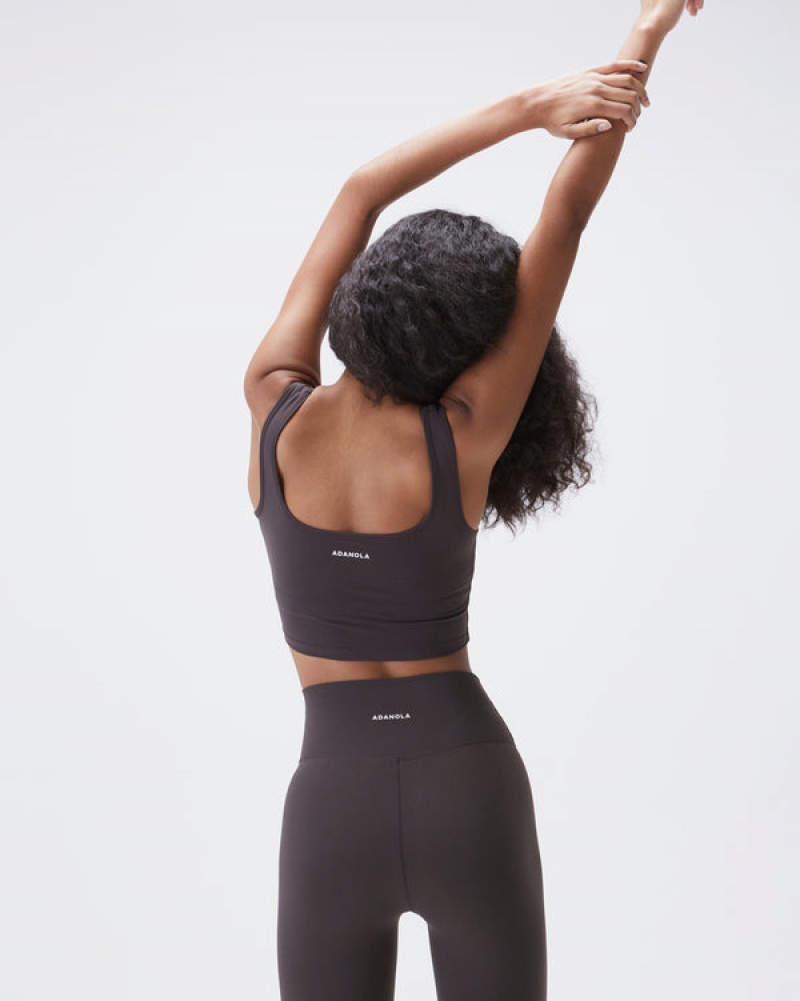 Adanola Ultimate Square Neck Bra Kaffee | SN-ADA56575