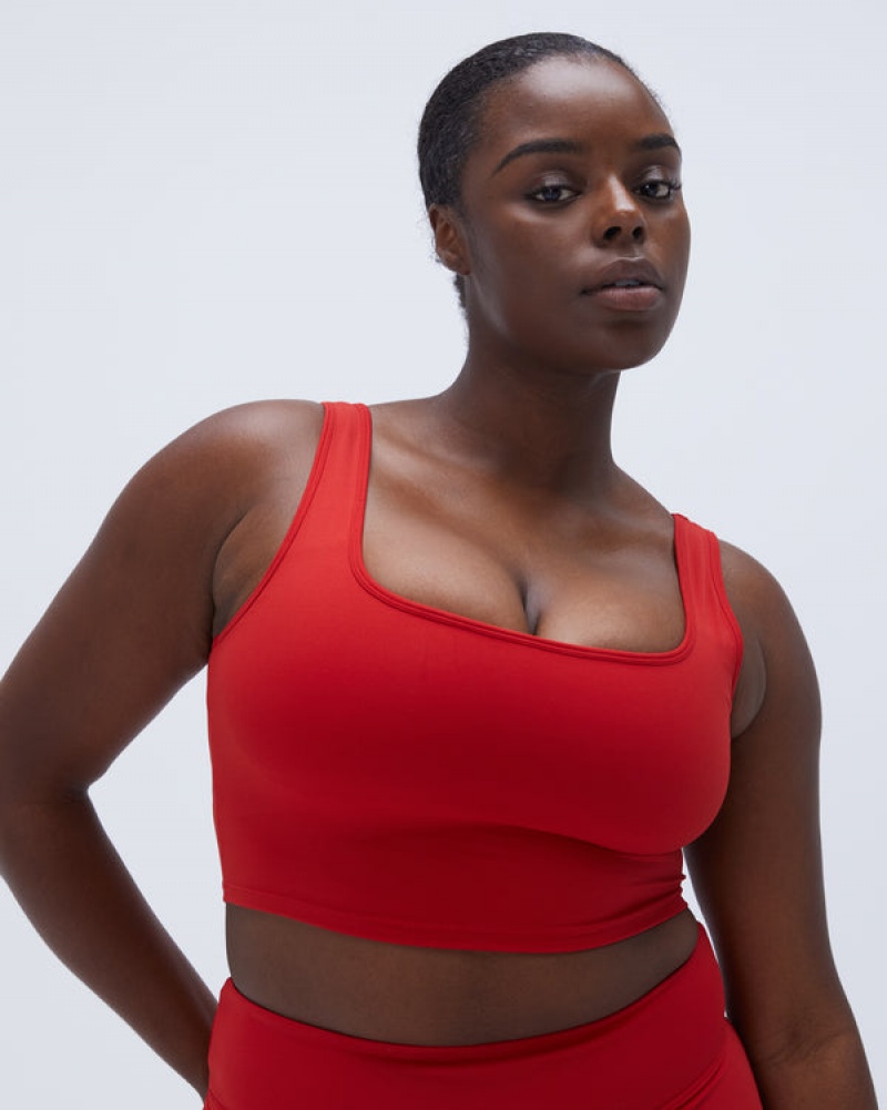 Adanola Ultimate Square Neck Bra Rot | SN-ADA56545