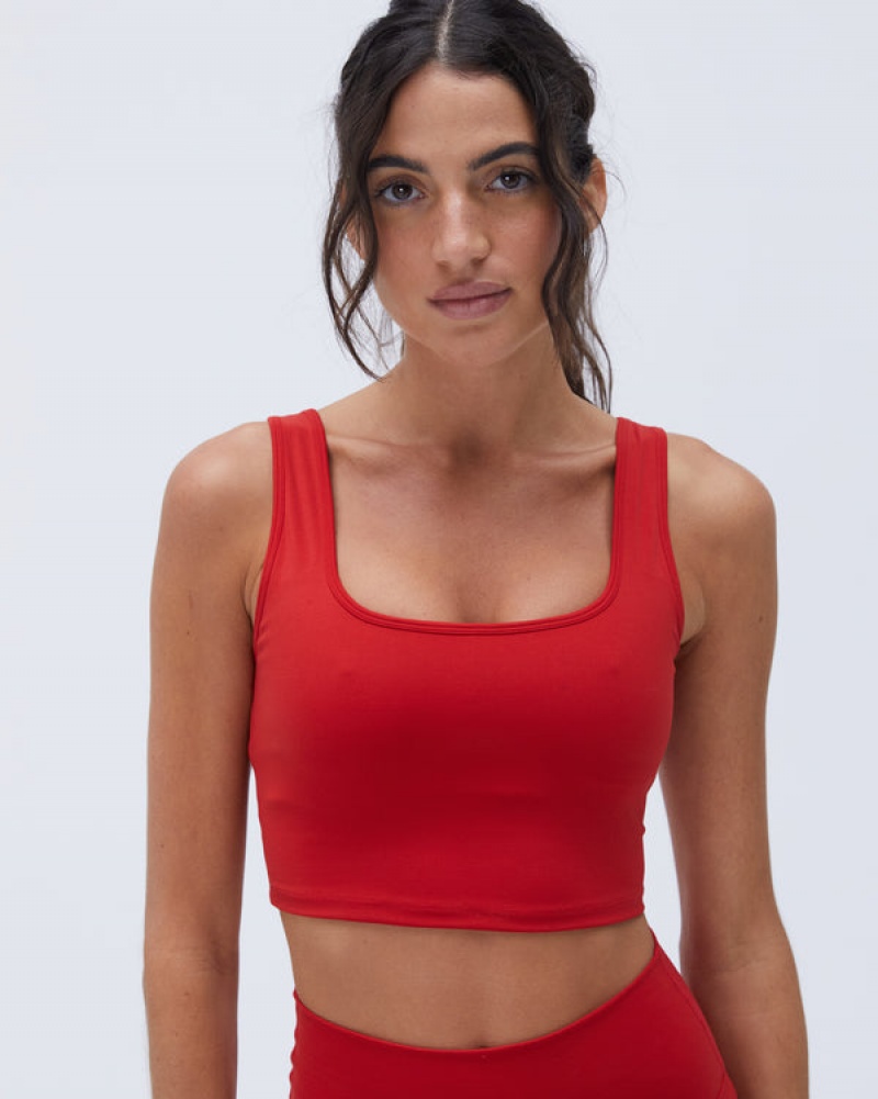 Adanola Ultimate Square Neck Bra Rot | SN-ADA56545