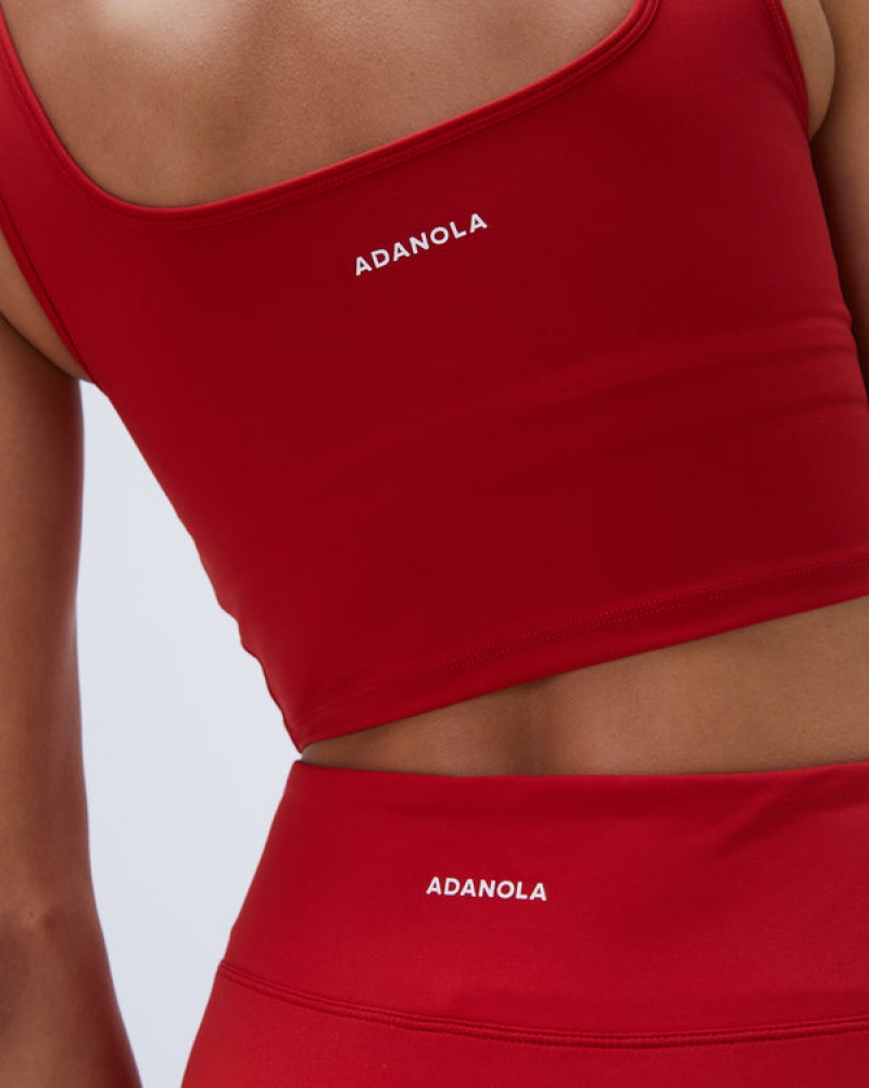 Adanola Ultimate Square Neck Bra Rot | SN-ADA56545