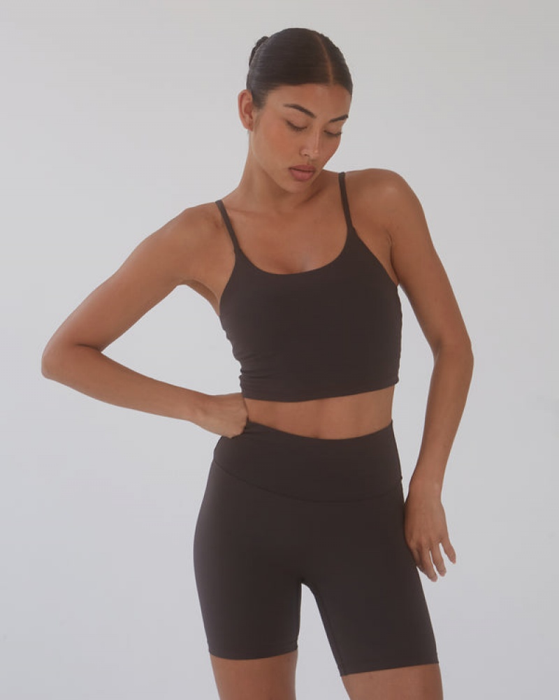 Adanola Ultimate Tank Bra Kaffee | SN-ADA56580