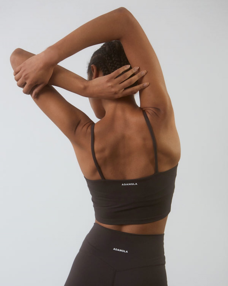 Adanola Ultimate Tank Bra Kaffee | SN-ADA56580