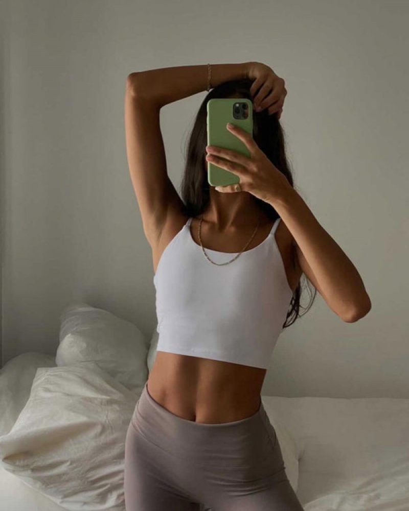 Adanola Ultimate Tank Bra Weiß | SN-ADA56579