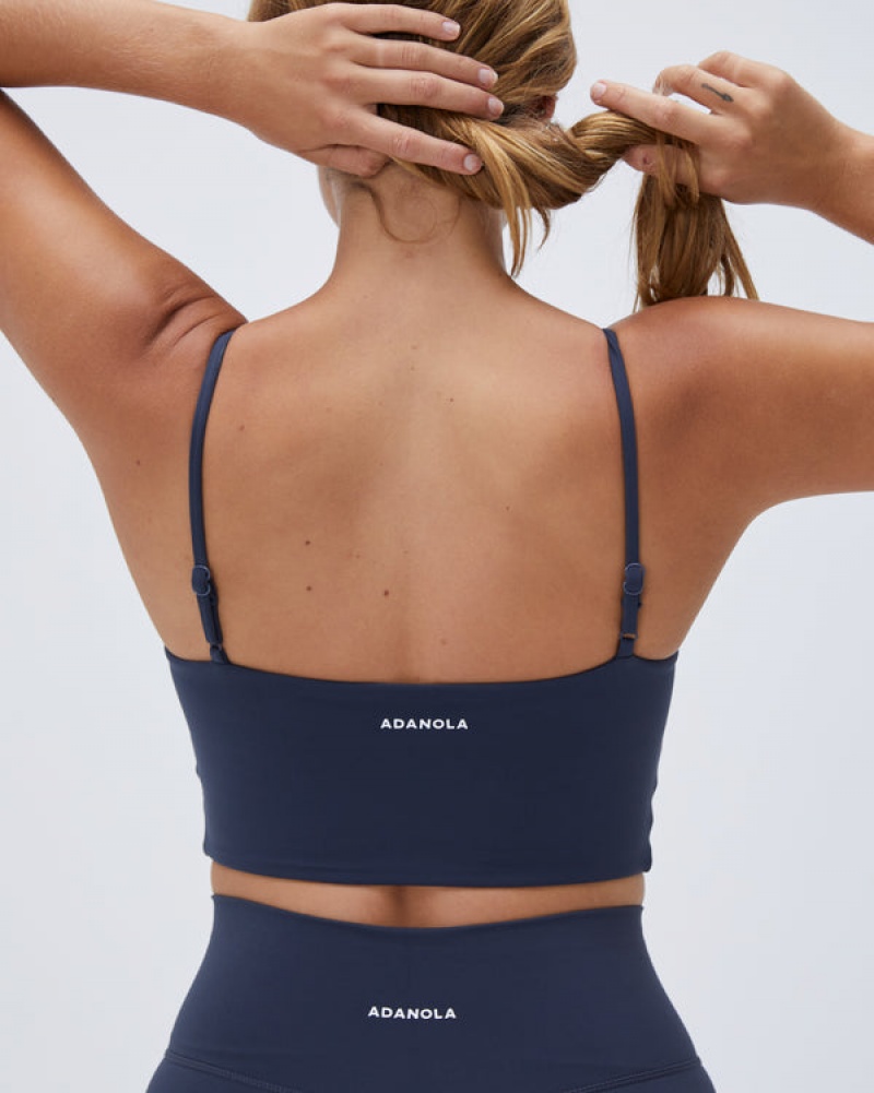 Adanola Ultimate Wrap Bra Blau | SN-ADA56561