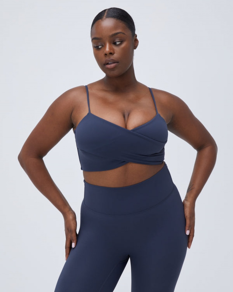 Adanola Ultimate Wrap Bra Blau | SN-ADA56561