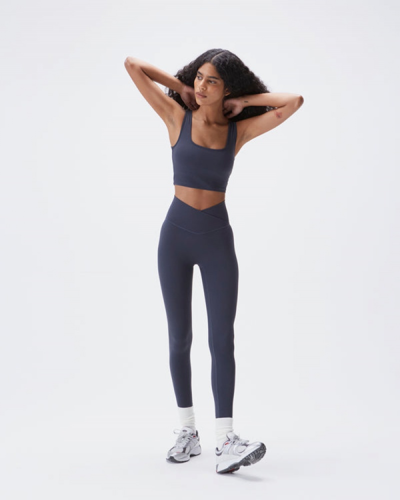 Adanola Ultimate Wrap Over Leggings Blau | SN-ADA56430