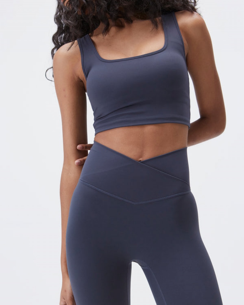 Adanola Ultimate Wrap Over Leggings Blau | SN-ADA56430