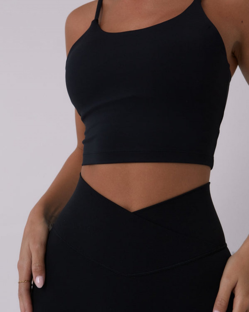 Adanola Ultimate Wrap Over Leggings Schwarz | SN-ADA56426