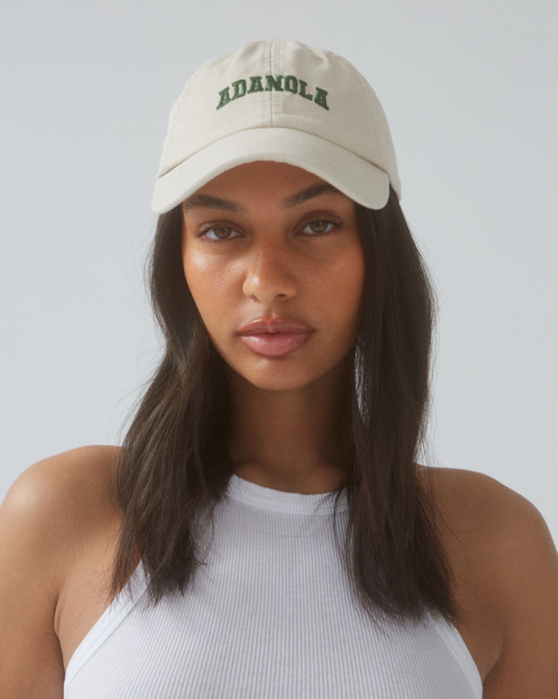 Adanola Varsity Cap Weiß Grün | SN-ADA56706