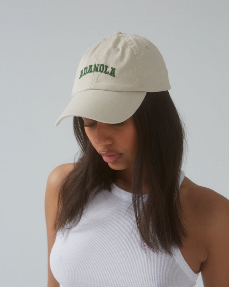 Adanola Varsity Cap Weiß Grün | SN-ADA56706