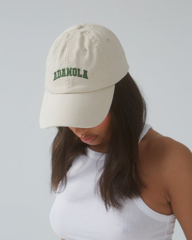 Adanola Varsity Cap Weiß Grün | SN-ADA56706