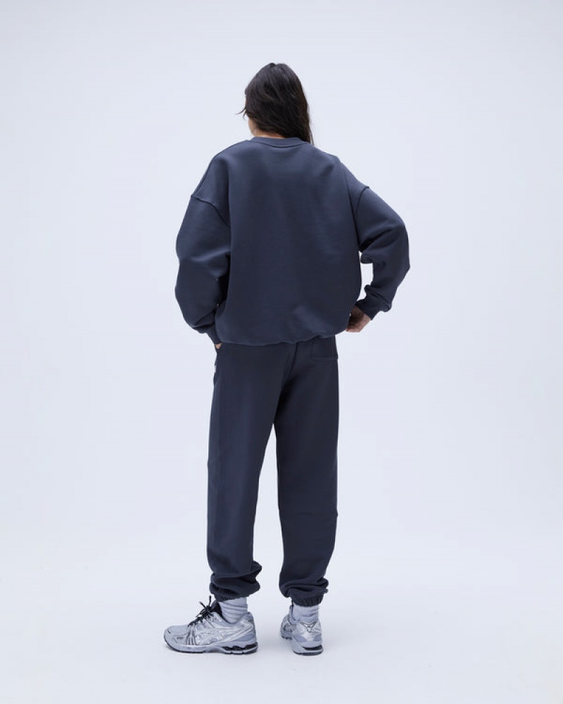 Adanola Varsity Oversized Sweatpants Blau | SN-ADA56538
